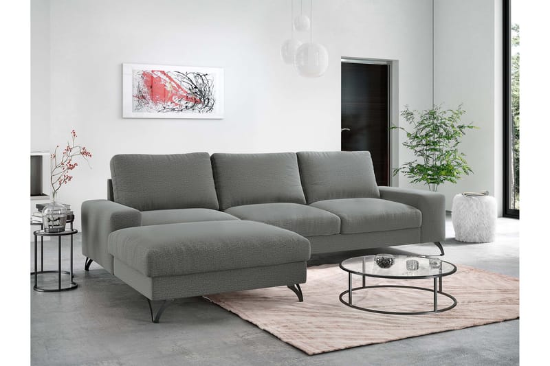 Emet Sovesofa med Divan 3-seter - Lys brun - Møbler - Sofaer - Sovesofaer