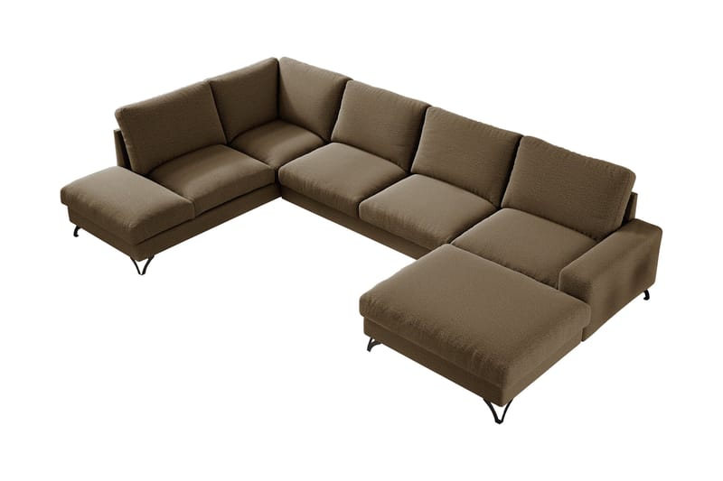 Emet Sovesofa med Divan og Sjeselong 5-seter, Beige