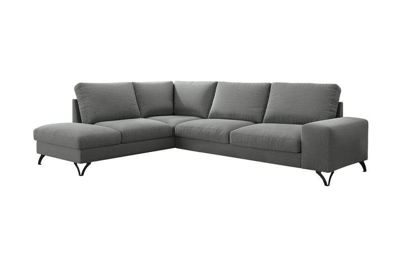 Emet Sovesofa med Sjeselong 4-seter, Gul