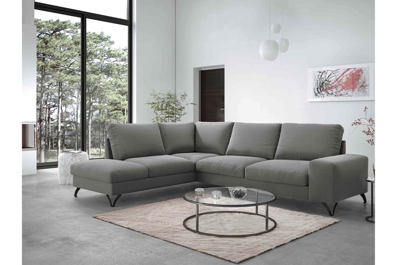 Emet Sovesofa med Sjeselong 4-seter - Gul - Møbler - Sofaer - Sovesofaer