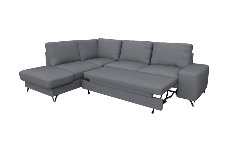 Emet Sovesofa med Sjeselong 4-seter - Lys brun - Møbler - Sofaer - Sovesofaer