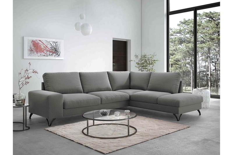 Emet Sovesofa med Sjeselong 4-seter - Lys brun - Møbler - Sofaer - Sovesofaer