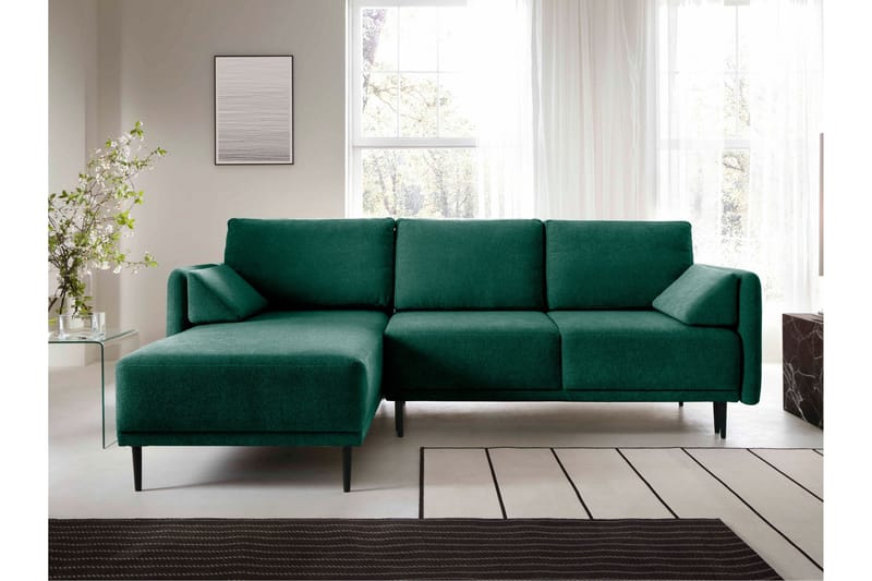 Enaya Sovesofa Med 3-Seters Divan - Beige - Møbler - Sofaer - Sovesofaer