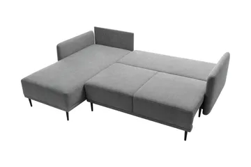 Enaya Sovesofa Med 3-Seters Divan - Beige - Møbler - Sofaer - Sovesofaer
