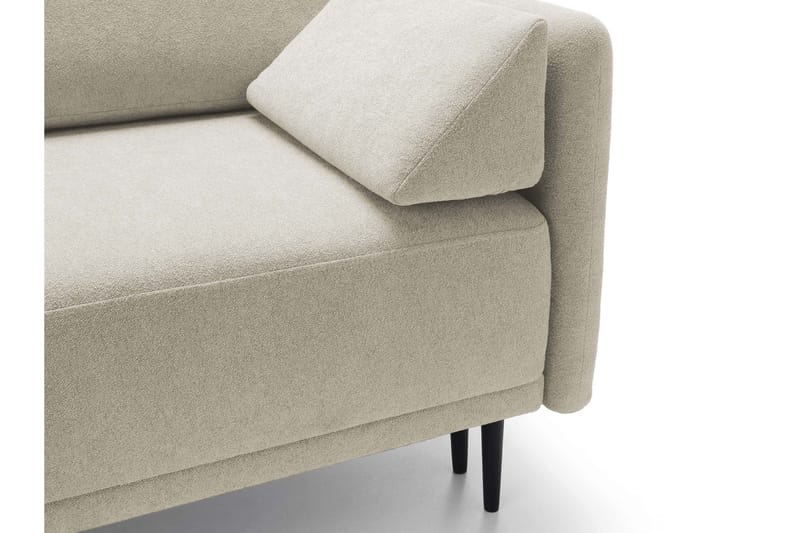 Enaya Sovesofa Med 3-Seters Divan - Beige - Møbler - Sofaer - Sovesofaer