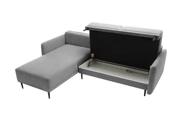 Enaya Sovesofa Med 3-Seters Divan - Beige - Møbler - Sofaer - Sovesofaer