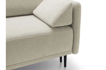 Enaya Sovesofa Med 3-Seters Divan - Grå - Møbler - Sofaer - Sovesofaer