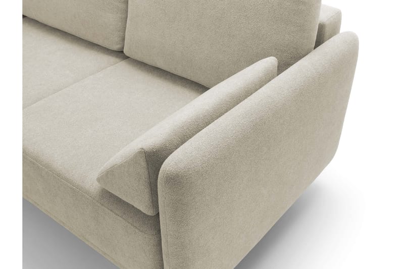 Enaya Sovesofa Med 3-Seters Divan - Grå - Møbler - Sofaer - Sovesofaer