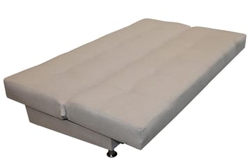Enduro 3-seters Rektangulær Sovesofa 120x195 cm med Oppbevaring i Stoff - Grå - Møbler - Sofaer - Sovesofaer