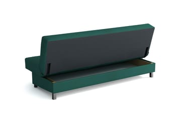 Enduro 3-seters Sovesofa 117x193 cm med Oppbevaring i Stoff - Antrasitt - Møbler - Sofaer - Sovesofaer