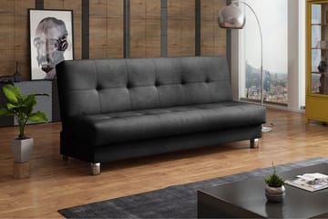 Enduro 3-seters Sovesofa 117x193 cm med Oppbevaring i Stoff - Antrasitt - Møbler - Sofaer - Sovesofaer