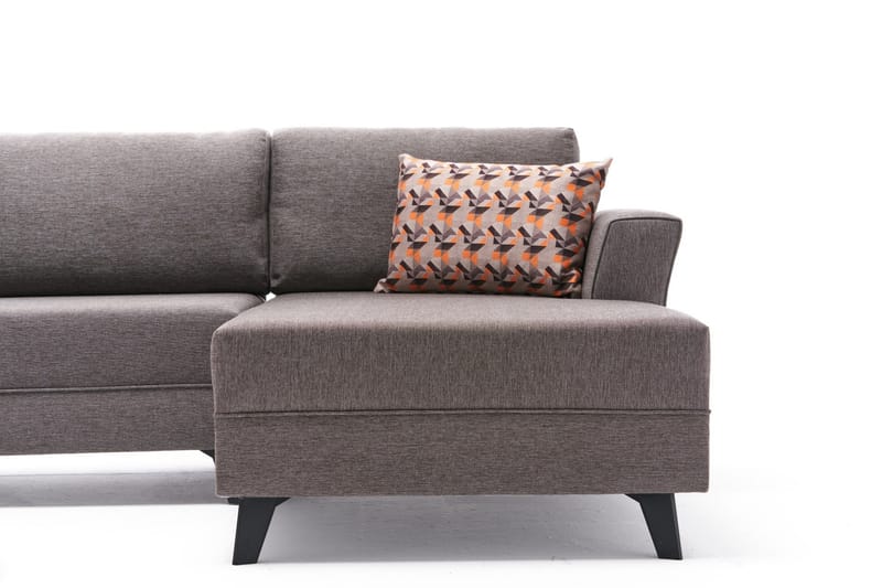 Eriska U-Sovesofa - Brun/Svart - Møbler - Sofaer - Sovesofaer