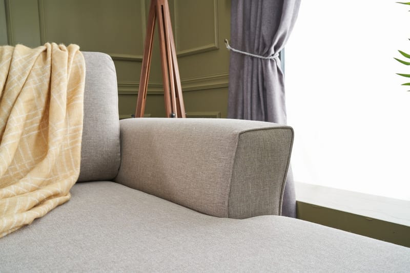 Eriska U-Sovesofa - Kremhvit/Svart - Møbler - Sofaer - Sovesofaer