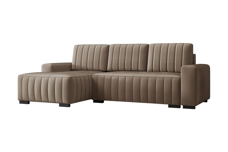 Esher 3-seters Hjørnesofa Venstre - Beige - Møbler - Sofaer - Sovesofaer