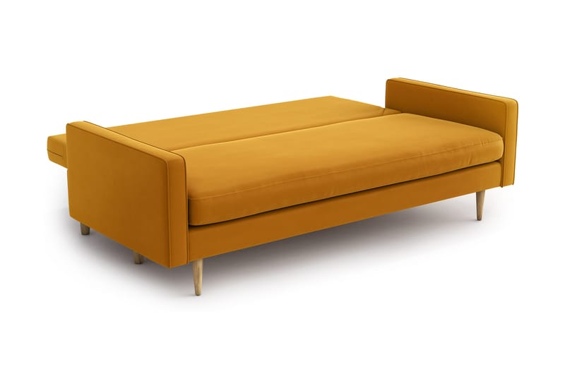 Esmeralde 3-seter Sovesofa - Gul - Møbler - Sofaer - Sovesofaer