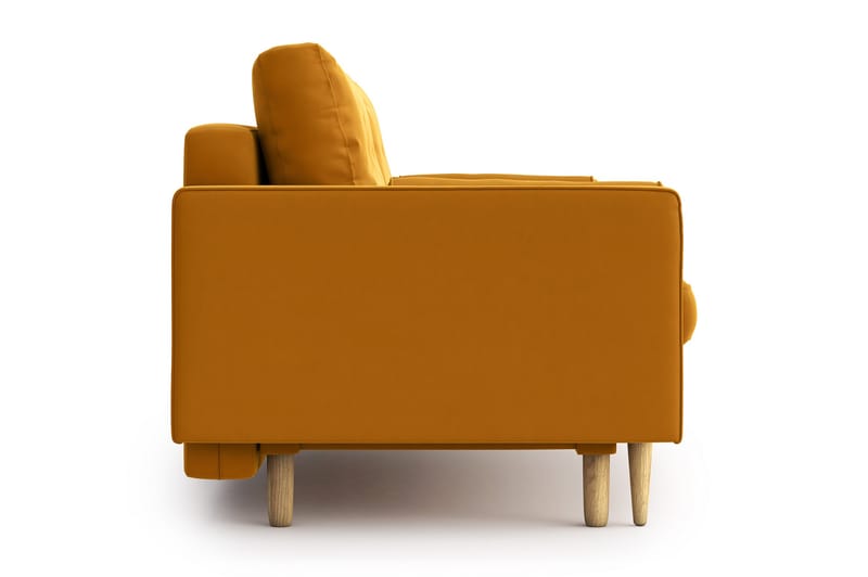 Esmeralde 3-seter Sovesofa - Gul - Møbler - Sofaer - Sovesofaer