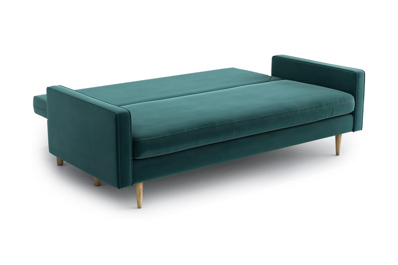 Esmeralde 3-seter Sovesofa - Turkis - Sovesofaer - 3 seters sovesofa