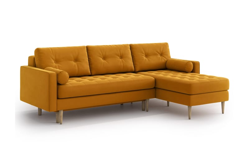 Esmeralde Divansofa - Gul - Møbler - Sofaer - Sovesofaer