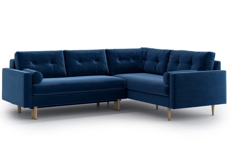 Esmeralde Sovesofa med Divan - Blå - Møbler - Sofaer - Sovesofaer
