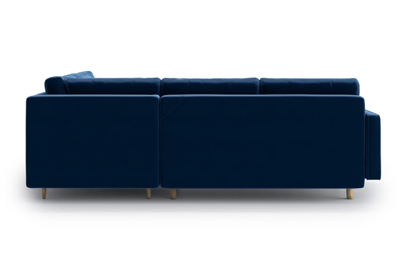 Esmeralde Sovesofa med Divan - Blå - Møbler - Sofaer - Sovesofaer