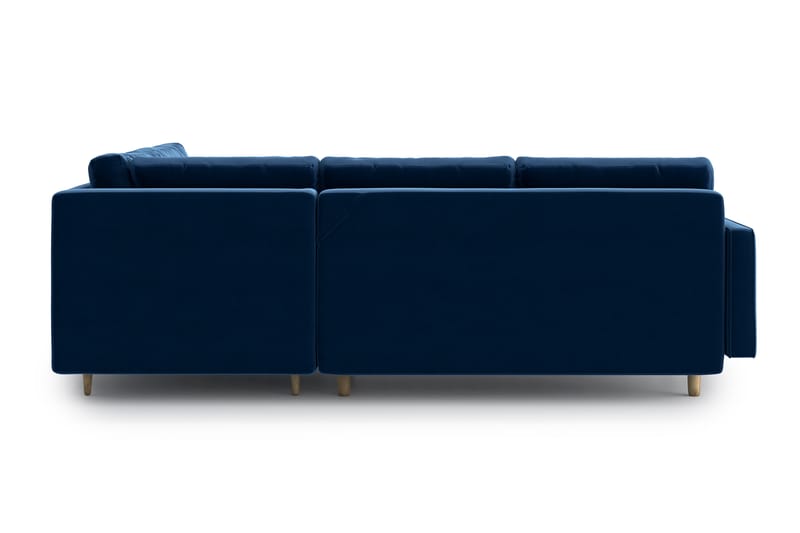 Esmeralde Sovesofa med Divan - Blå - Møbler - Sofaer - Sovesofaer