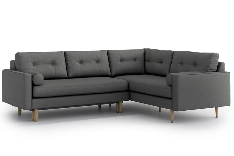 Esmeralde Sovesofa med Divan - Grå - Møbler - Sofaer - Sovesofaer
