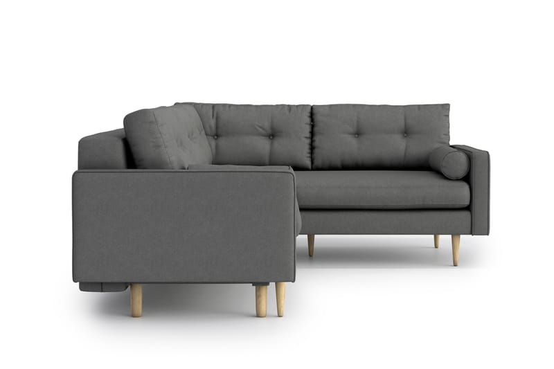 Esmeralde Sovesofa med Divan - Grå - Møbler - Sofaer - Sovesofaer
