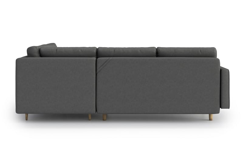 Esmeralde Sovesofa med Divan - Grå - Møbler - Sofaer - Sovesofaer