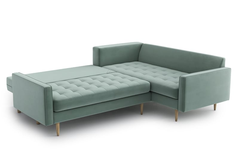 Esmeralde Sovesofa med Divan - Grønn - Møbler - Sofaer - Sovesofaer