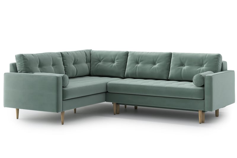 Esmeralde Sovesofa med Divan - Grønn - Møbler - Sofaer - Sovesofaer