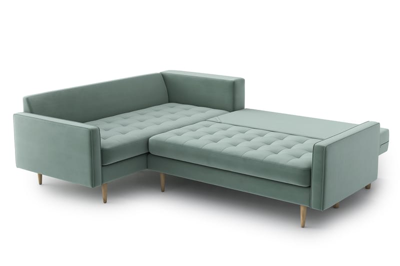 Esmeralde Sovesofa med Divan - Grønn - Møbler - Sofaer - Sovesofaer