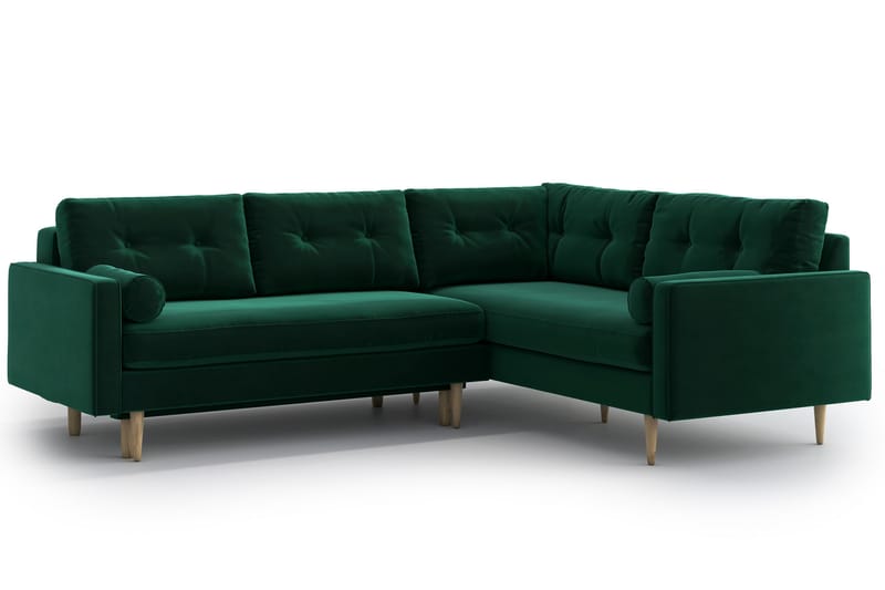 Esmeralde Sovesofa med Divan - Grønn - Møbler - Sofaer - Sovesofaer