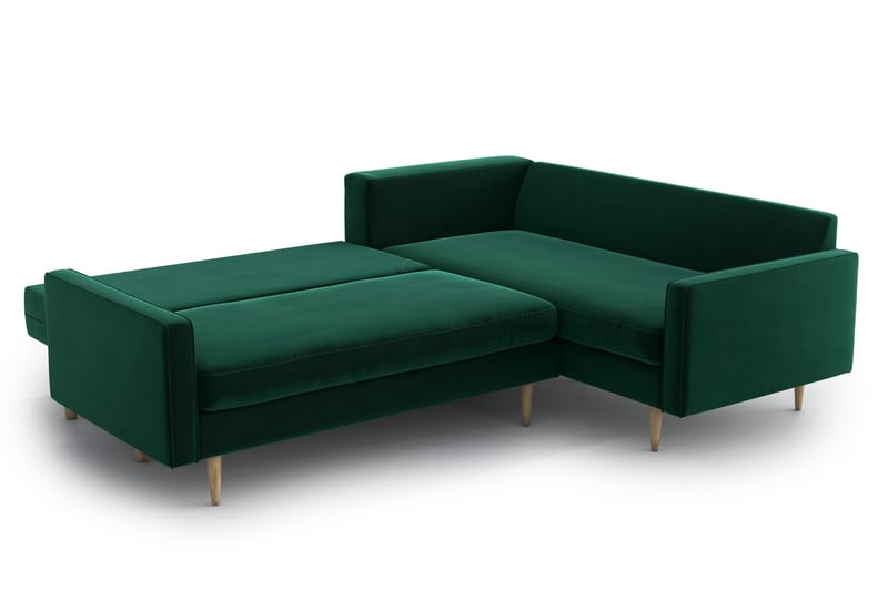 Esmeralde Sovesofa med Divan - Grønn - Møbler - Sofaer - Sovesofaer