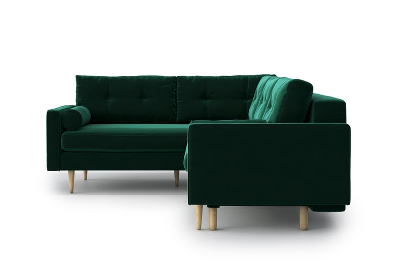 Esmeralde Sovesofa med Divan - Grønn - Møbler - Sofaer - Sovesofaer