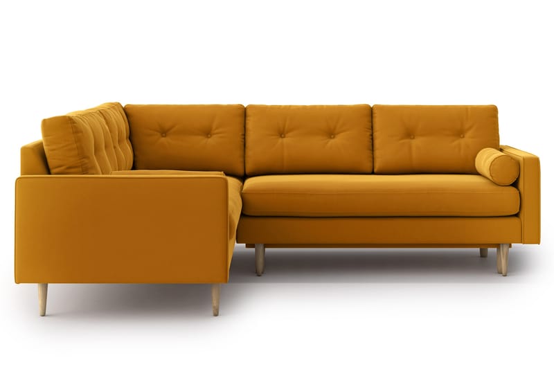 Esmeralde Sovesofa med Divan - Gul - Møbler - Sofaer - Sovesofaer