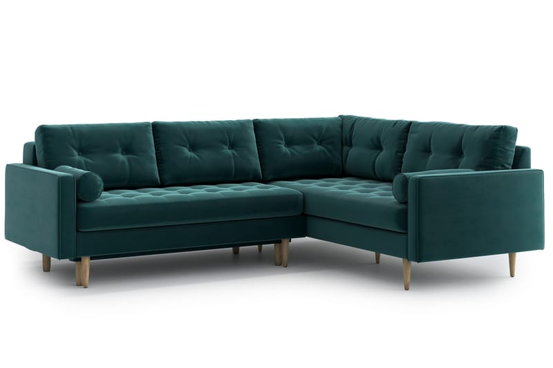Esmeralde Sovesofa med Divan - Turkis - Møbler - Sofaer - Sovesofaer