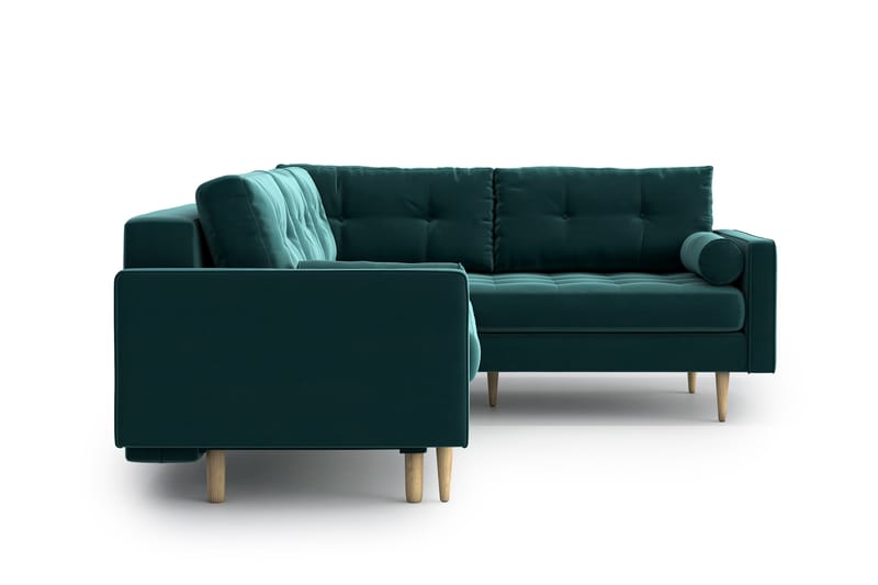 Esmeralde Sovesofa med Divan - Turkis - Møbler - Sofaer - Sovesofaer