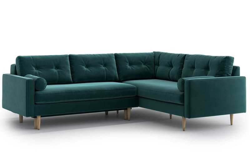 Esmeralde Sovesofa med Divan - Turkis - Møbler - Sofaer - Sovesofaer