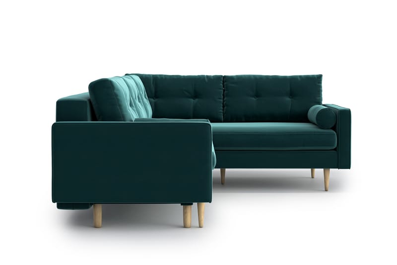 Esmeralde Sovesofa med Divan - Turkis - Møbler - Sofaer - Sovesofaer