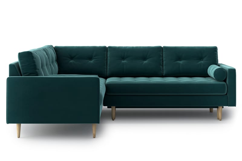 Esmeralde Sovesofa med Divan - Turkis - Møbler - Sofaer - Sovesofaer
