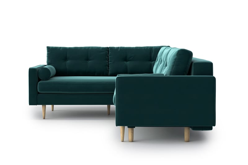 Esmeralde Sovesofa med Divan - Turkis - Møbler - Sofaer - Sovesofaer