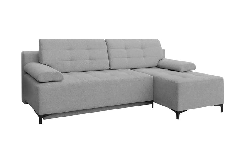 FABIO 4-seters Sovesofa Venstre - Grå - Møbler - Sofaer - Sovesofaer