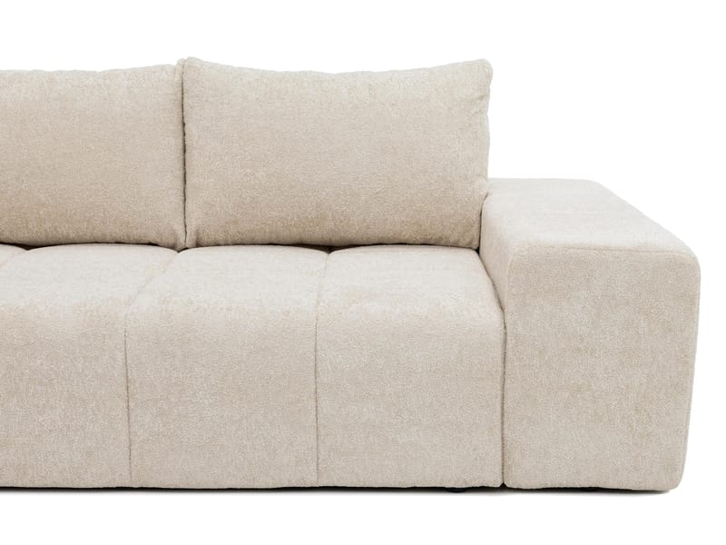 Falor 3-seters sovesofa med divan, høyrevendt - blå - Møbler - Sofaer - Sovesofaer