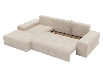 Falor 3-seters sovesofa med divan, venstrevendt - blå - Møbler - Sofaer - Sovesofaer