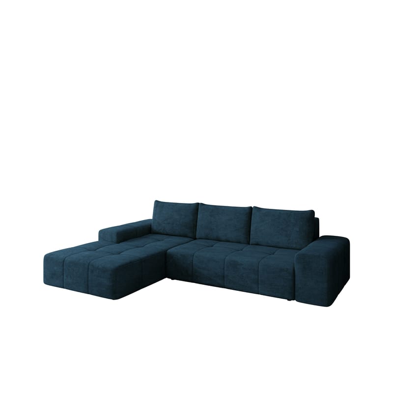 Falor 3-seters sovesofa med divan, venstrevendt, blå