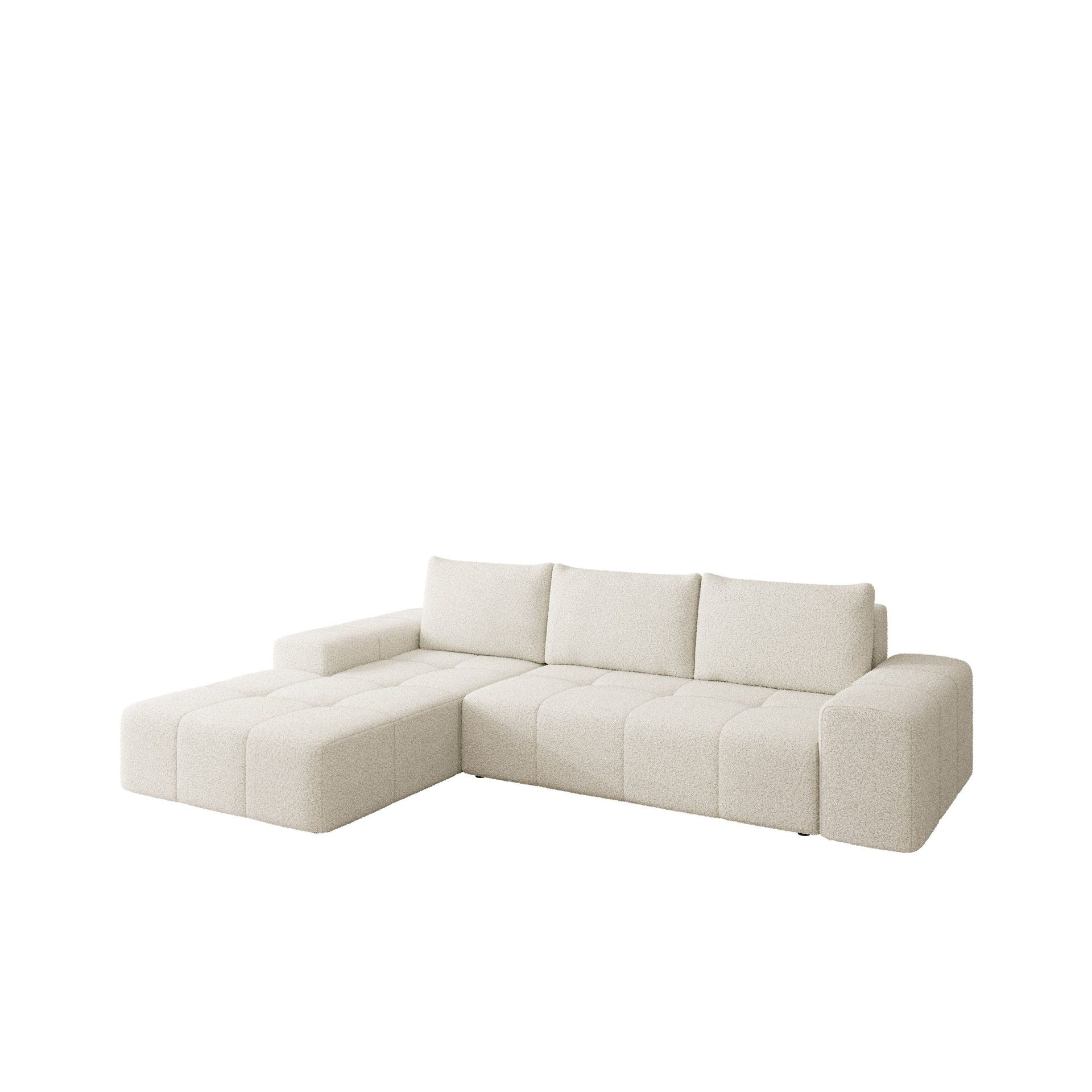 Falor 3-seters sovesofa med divan, venstrevendt - Offwhite