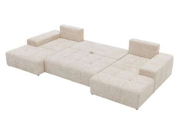 Falor 5-seters U-formet sovesofa - blå - Møbler - Sofaer - Sovesofaer