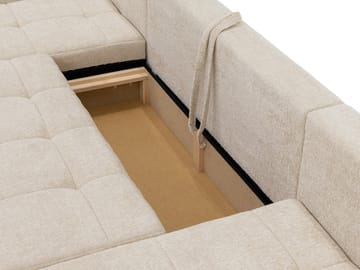 Falor 5-seters U-formet sovesofa - blå - Møbler - Sofaer - Sovesofaer