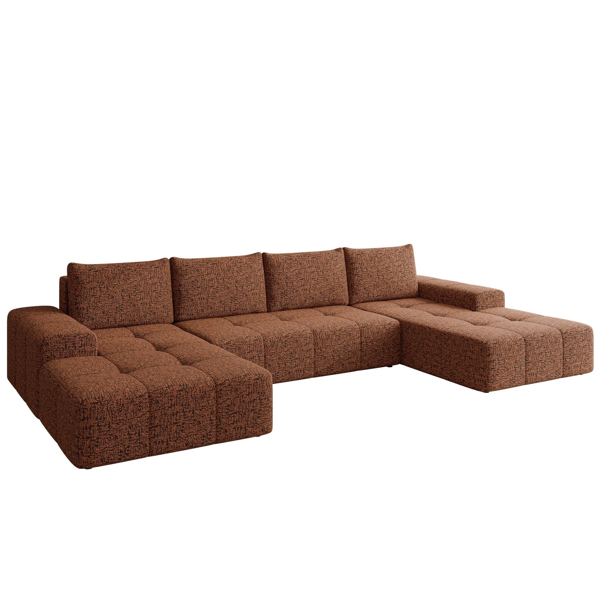Falor 5-seters U-formet sovesofa - brun
