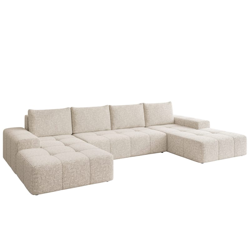 Falor 5-seters U-formet sovesofa, Lys beige